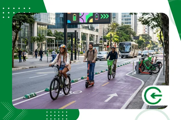 Apps de transporte sustentável